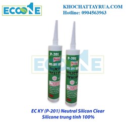 EC KY P201 Neutral Silicon Clear Keo silicone trung tính 100% ứng dụng đa ngành, bám dính bền bỉ